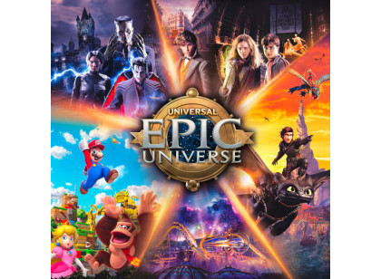 UNIVERSAL - 2 DIAS / 2 PARQUES - PARK TO PARK + 1 DIA UNIVERSAL EPIC UNIVERSE TICKET (Com data agendada)